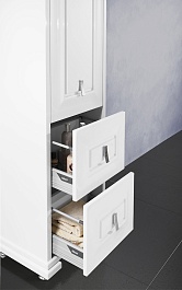 Водолей Пенал напольный "Риккардо 40" R белый – фотография-5